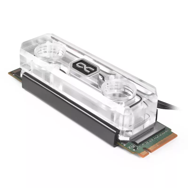 Alphacool HDX Apex M.2 2280 SSD vodný chladič, akryl aRGB