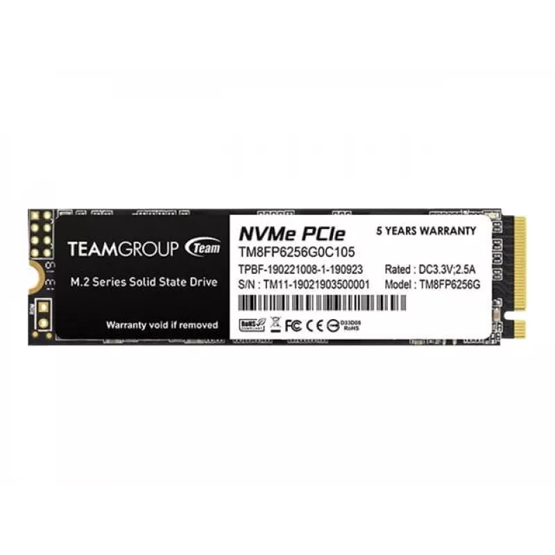 Team Group MP33 - SSD - 256 GB - interný - M.2 2280 - PCIe 3.0 x4 (NVMe)