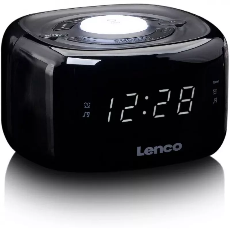 Lenco CR-12BK Rádiobudík digitálny čierny (CR-12)