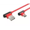 USB kábel NATEC NKA-1201 USB 2.0 1 m USB A USB C čierny červený