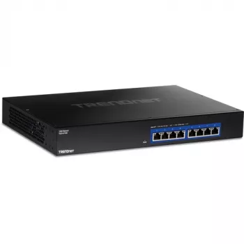 TRENDnet TEG S708 - switch - 8 x 100/1000/2.5G/5G/10GBase-T - desktop, montovateľný do racku