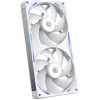 NZXT F280X RF-U28PN-W1 RGB ventilátor skrine 280 mm, 140 mm, 2400 ot./min, 41 dB, biely