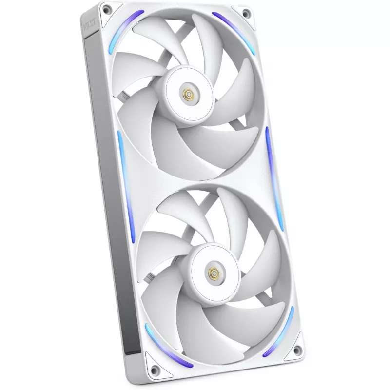 NZXT F280X RF-U28PN-W1 RGB ventilátor skrine 280 mm, 140 mm, 2400 ot./min, 41 dB, biely