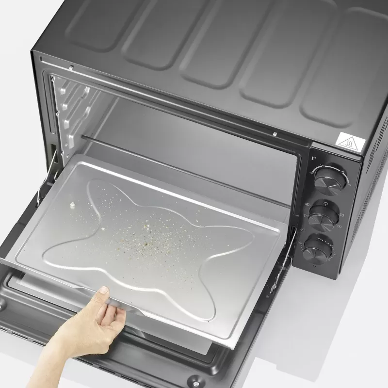 Samostatná stolová elektrická rúra SEVERIN TO 2076 — 46 l, 1800 W, samostatná, čierna, 515×420×365 mm