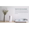 MikroTik Audience RBD25G-5HPacQD2HPnD trojpásmový prístupový bod Mesh, Wi-Fi 5 (802.11ac), 2,4 GHz + 2x 5 GHz, 1733 Mbit/s, 2x Gigabit LAN, PoE, RouterOS L4, biely