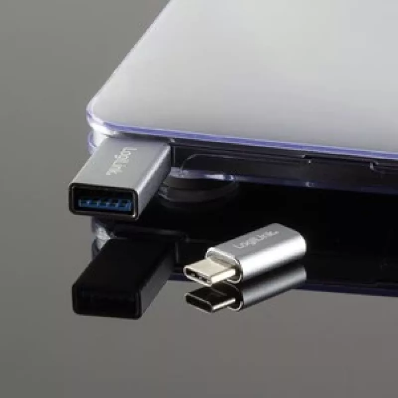 LogiLink AU0042 adaptér USB-C na USB 3.2 Gen 1 A-konektor samec kompaktný dizajn