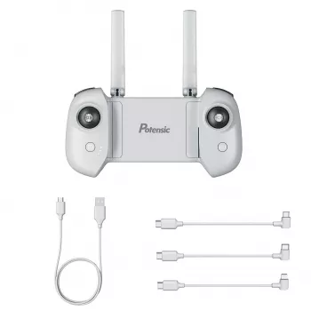 Sada nabíjacieho a OTG kábla pre ovládač dronu Potensic od BRDRC – USB nabíjací kábel plus 3 OTG adaptérové káble