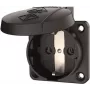 MENNEKES Elektrotechnik GmbH & Co. KG nástenná zásuvka Schuko 16A 2p+E 230V čierna 11032 (11032)
