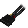 Sharkoon SATA Y napájací adaptér 4P Molex 0,15 m čierny – Digital/Dáta – napájanie