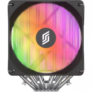 CPU chladič Silentware Titan RGB Dual-Tower so 6 heatpipe a 2×120 mm PWM A-RGB ventilátormi