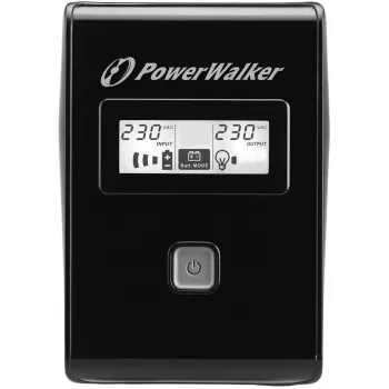 PowerWalker VI 850 LCD neprerušiteľný zdroj napájania (UPS) Line-Interactive 0,85 kVA 480 W