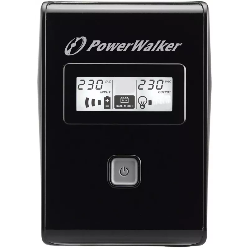 PowerWalker VI 850 LCD neprerušiteľný zdroj napájania (UPS) Line-Interactive 0,85 kVA 480 W