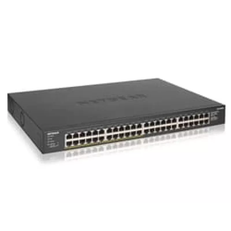 NETGEAR GS348PP neupravovaný Gigabit Ethernet (10/100/1000) Power over Ethernet (PoE) čierny