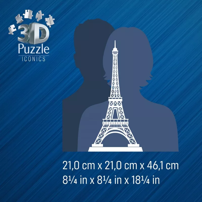 3D puzzle Eiffelova veža