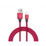 Kábel USB-C na Lightning Devia Pheez Series 1 m — červený, kompatibilný s 1A/USB Power Delivery