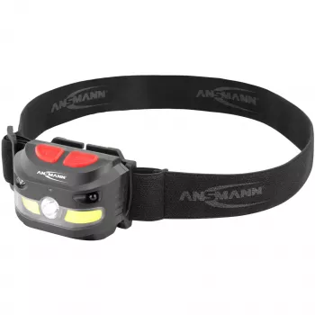 Čelová lampa Ansmann HD250RS čierna COB LED 4W IP54
