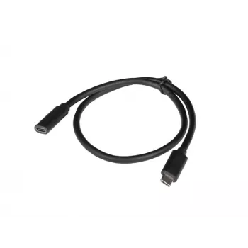 Kábel USB-C na USB-C LANBERG CA-USBE-20CC-0005-BK, USB 3.2 Gen 1 (5 Gbit/s), 0,5 m, čierny