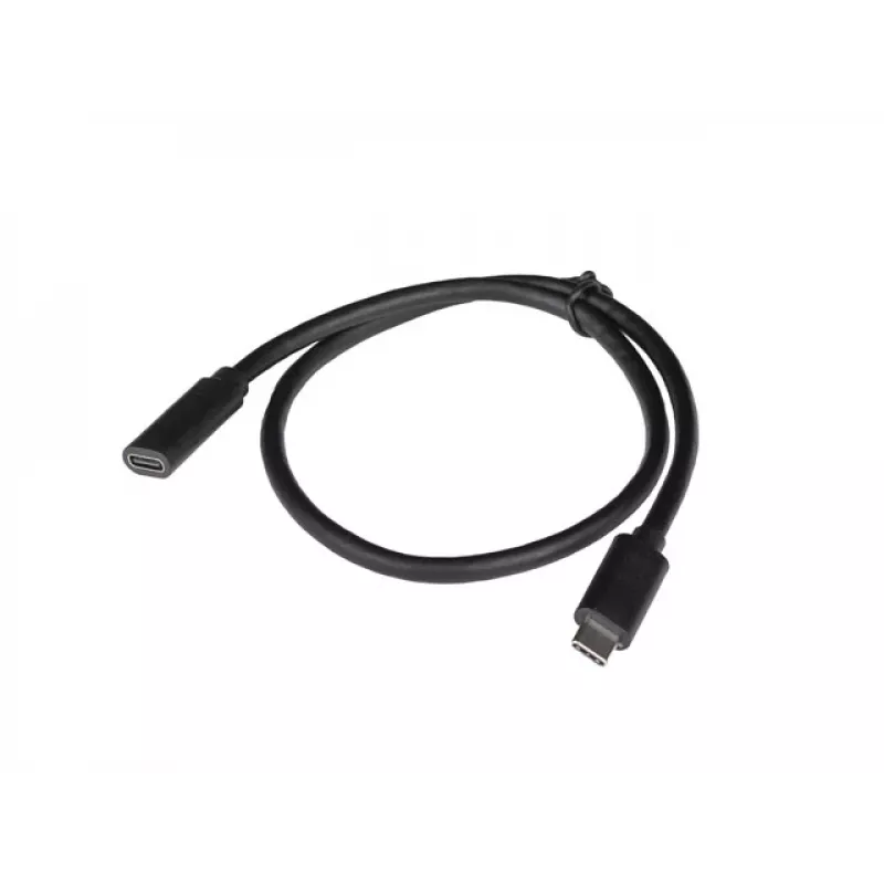 Kábel USB-C na USB-C LANBERG CA-USBE-20CC-0005-BK, USB 3.2 Gen 1 (5 Gbit/s), 0,5 m, čierny