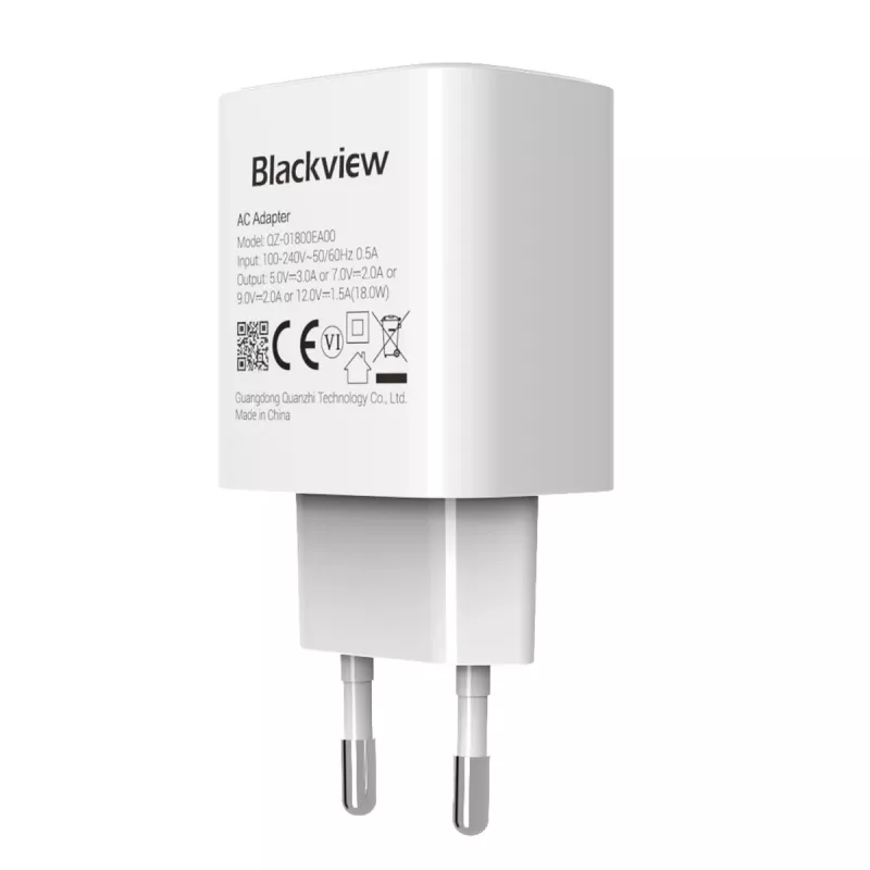 Nabíjačka BLACKVIEW CHAR-18W 18 W výstupný výkon — kompaktná USB nástenná nabíjačka pre mobilné zariadenia