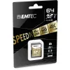 EMTEC Speedin - flash pamäťová karta - 64 GB - UHS Class 3 / Class10 - SDXC UHS-I (ECMSD64GXC10SP)
