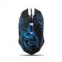 Esperanza MX203 SCORPIO - myš - USB - modrá - myš - optická - 6 tlačidiel - čierna