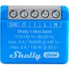 Kompaktný inteligentný reléový modul Shelly 1 Mini Gen4, 1P 8A, Wi‑Fi/Matter/Zigbee/Bluetooth, 110–240 V (2 kusy)