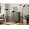 Cama 4D komoda TRESSE 100x40x110 matná zelená
