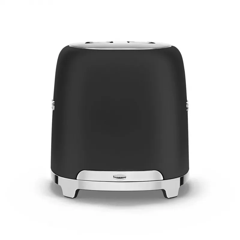 Hriankovač Smeg 50's Style TSF01BLMEU 2 plátky čierna nerez