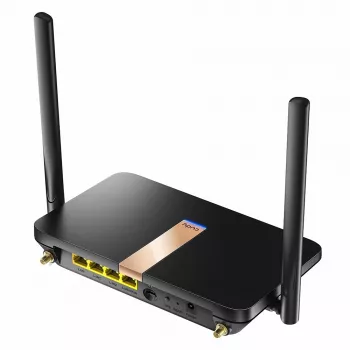 Cudy LT500D bezdrôtový router Fast Ethernet Dual-Band (2,4 GHz / 5 GHz) 4G čierny