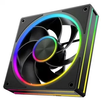 Skriňový ventilátor MODECOM VOLCANO LOOP 120 ARGB Reverse Fan čierny 120 mm PWM 400–1400 RPM ARGB header