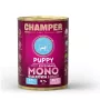 CHAMPER Puppy Monoprotein losos - mokré krmivo pre psy - 400 g