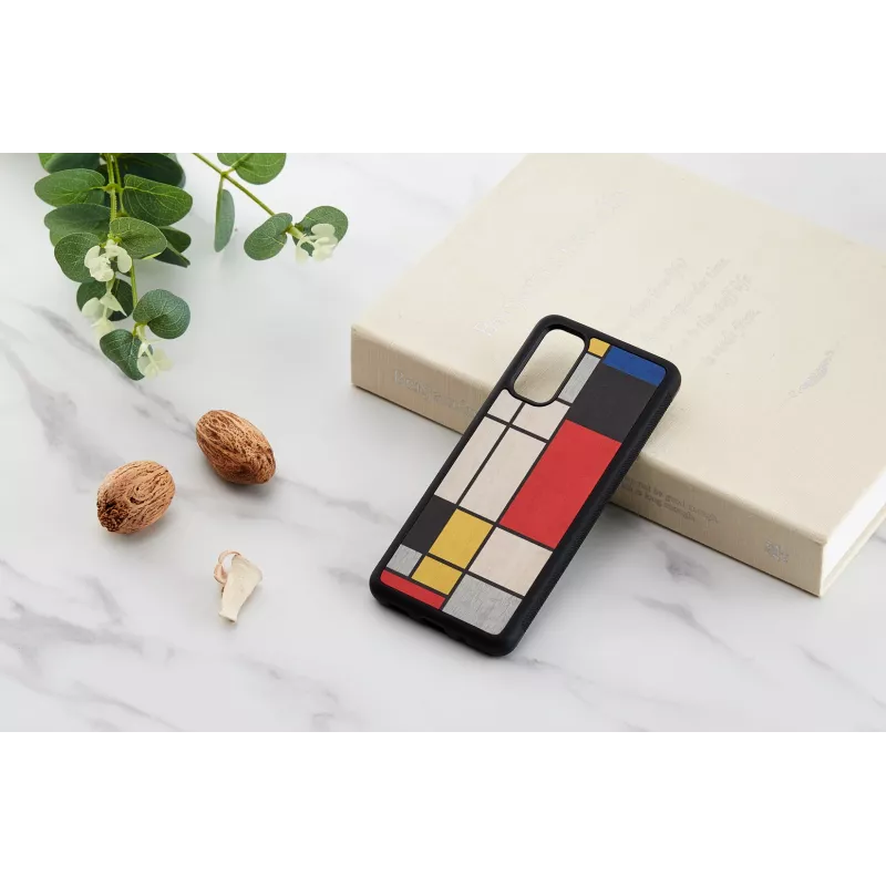 Puzdro na telefón Man and Wood pre Samsung Galaxy S20 — drevo čierna