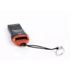 Čítačka kariet Gembird FD2-MSD-3 USB 2.0 čierna červená