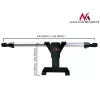 Maclean Brackets MC-657 univerzálny držiak tabletu na opierku hlavy, 7 - 10.1, nastaviteľná 360° rotácia