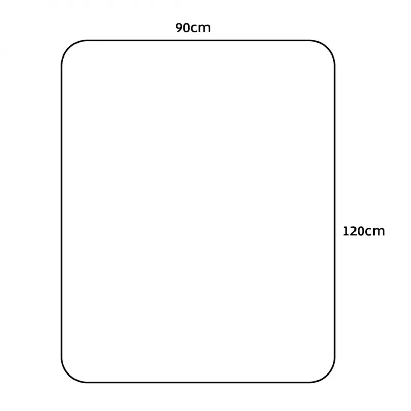 Ergo Office stolička o Swivel Mat, transparentná, 1200x900x2mm, ER-421