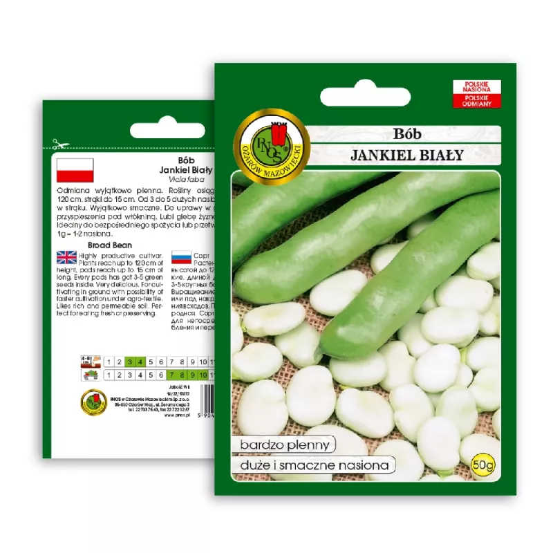 PNOS bôb Jankiel White semená, 50 g