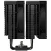 Vzduchový chladič DeepCool AG620 BK ARGB V2 — 120 mm dvoj ventilátor, 6 heatpipes, podpora LGA 1700/AM4/AM5, čierny