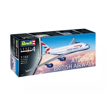 Revell 03922 Airbus A380-800 British Airways plastový model na zlepenie, 1:144