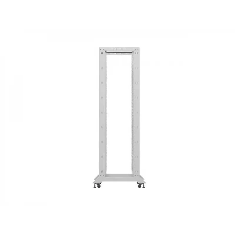19-palcový otvorený rack LANBERG 42U, hĺbka 800 mm, šírka 600 mm, sivý