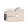 Keystone modul Digitus CAT 8.1 RJ-45 tienený plochý biely