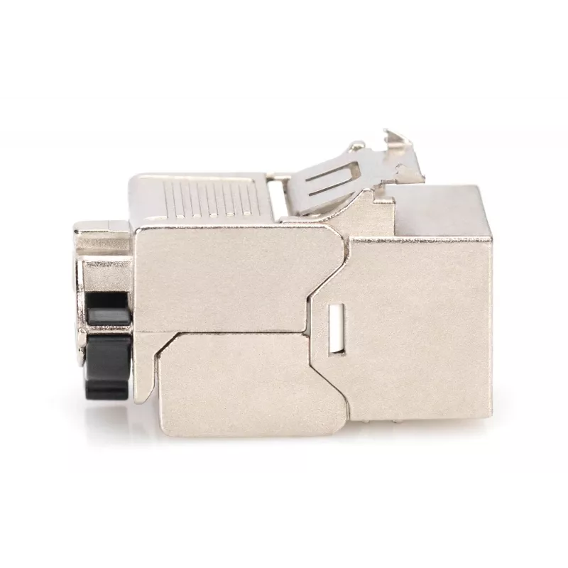 Keystone modul Digitus CAT 8.1 RJ-45 tienený plochý biely