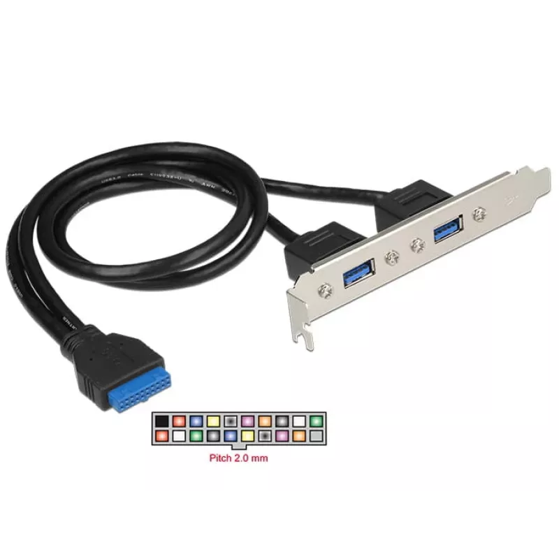 Interný USB 3.2 Gen 1 adaptér DeLOCK 84836