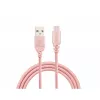 USB kábel Tellur TLL155281 USB 2.0 1 m USB A USB C ružové zlato