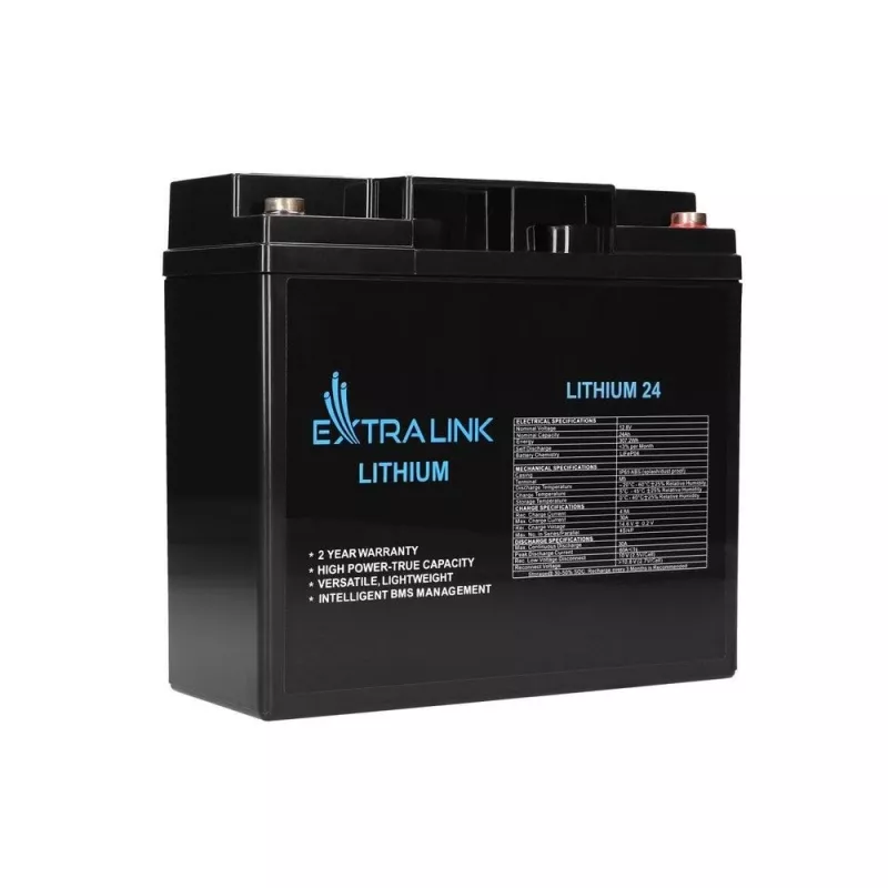 Extralink batéria LiFePO4 24000 mAh 12,8 V