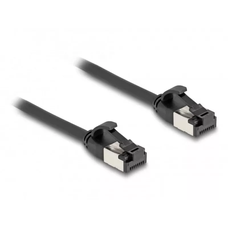 Sieťový kábel DeLOCK RJ45 kábel konektor samec na konektor samec Cat.8.1 2 m čierny