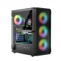 LOGIC CONCEPT Portos ARGB ATX Mid-Tower skriňa, čierna