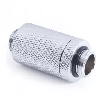 Alphacool ES D-Plug 31,5 mm, vonkajší závit G1/4 – vonkajší závit G1/4, chróm