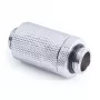 Alphacool ES D-Plug 31,5 mm, vonkajší závit G1/4 – vonkajší závit G1/4, chróm