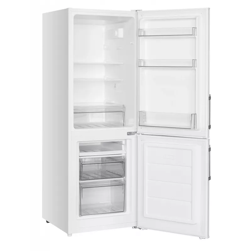 Voľne stojaca chladnička SEVERIN DT 8770 — celkový objem 173 l, chladiaci priestor 121 l, mraznička 52 l, biela