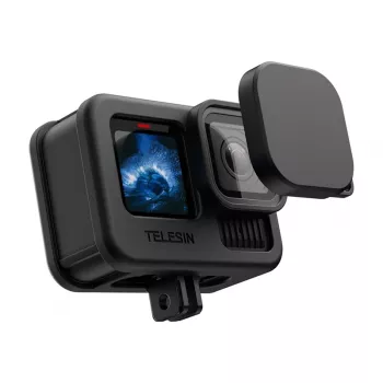 Silikónové ochranné puzdro a krytka objektívu pre GoPro Hero 13 Black od Telesin (model SB9509)